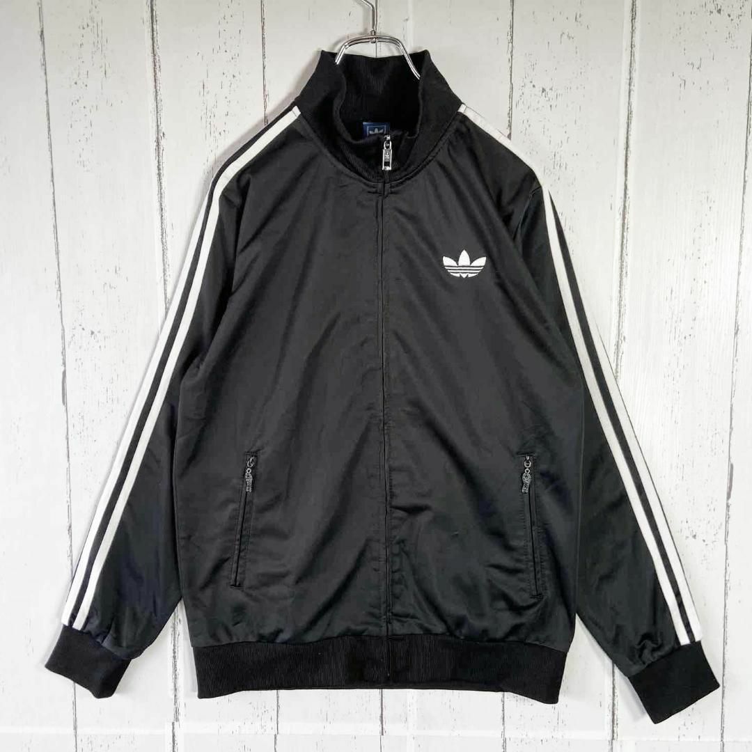 adidas - アディダス adidas トラックジャケット 刺繍ロゴ 古着 adidas - アディダス adidas トラックジャケット 刺繍ロゴ 古着