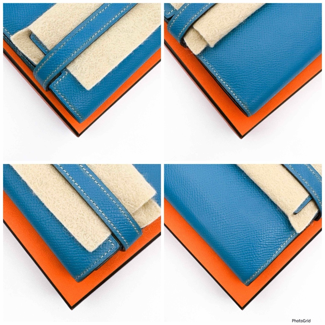 HERMES - 超極美品❣️エルメス✨ケリーウォレット✨ブルー HERMES - 超極美品❣️エルメス✨ケリーウォレット✨ブルー