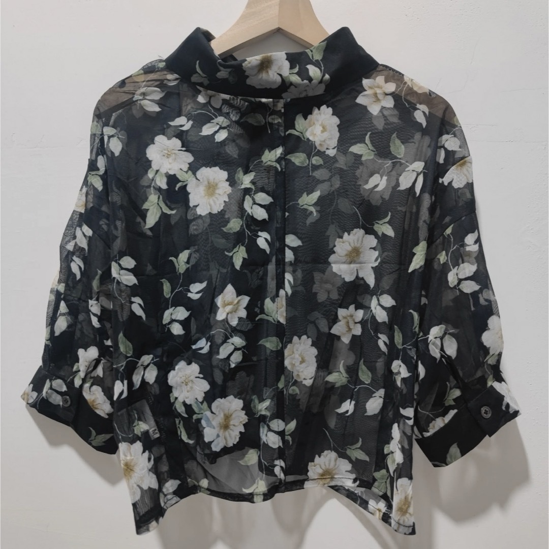 CLANE - CLANE SHEER FLOWER SHORT SLEEVE SHIRTの通販 by CLANE - CLANE SHEER FLOWER SHORT SLEEVE SHIRTの通販 by