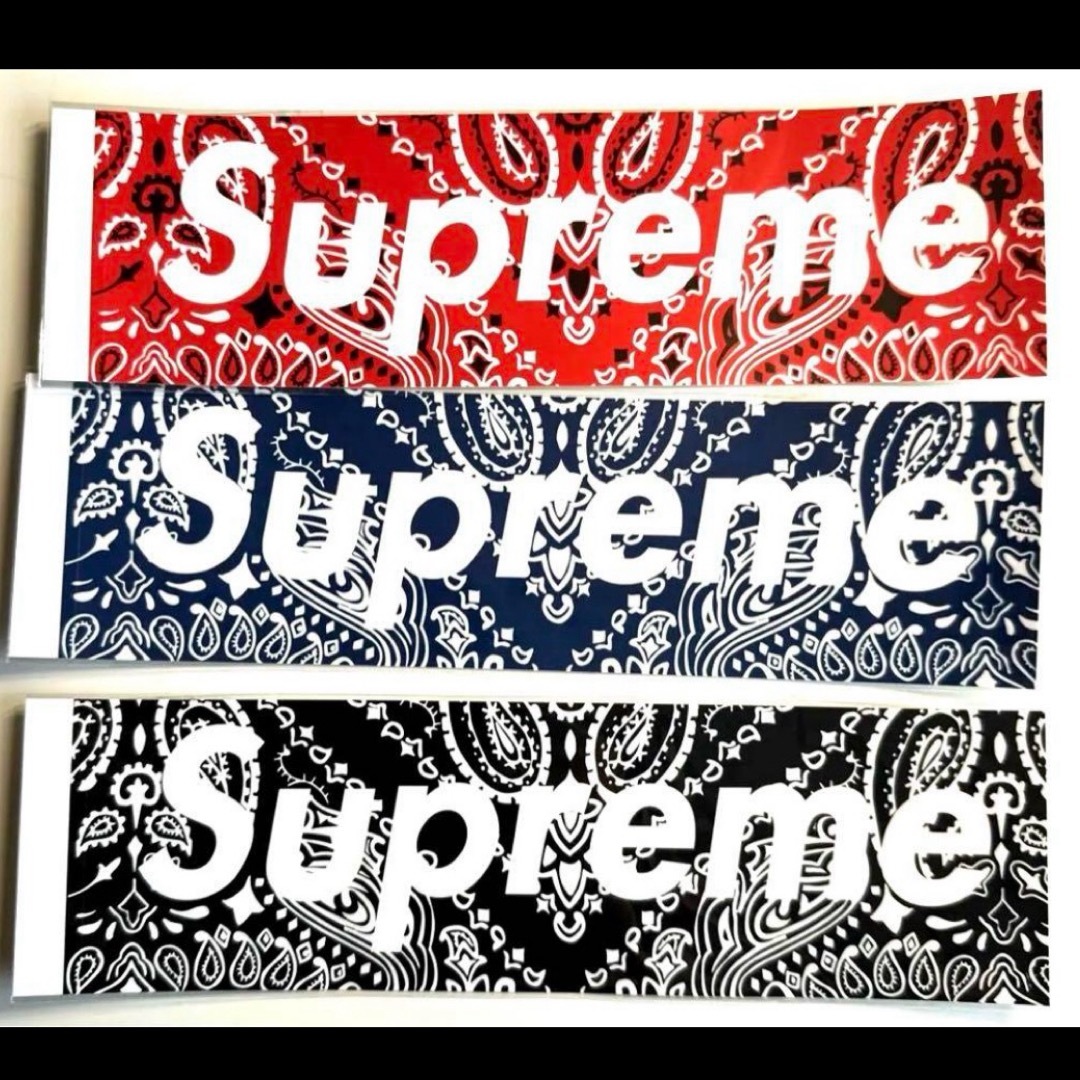 Supreme - 新品希少激レアsupreme ペイズリー3枚セットボックス Supreme - 新品希少激レアsupreme ペイズリー3枚セットボックス