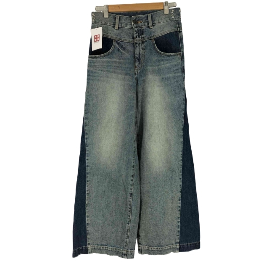moussy - moussy(マウジー) 2WAY REMAKE BAGGY レディースの通販 moussy - moussy(マウジー) 2WAY REMAKE BAGGY レディースの通販