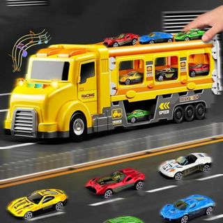 新品❤️ミニカー付建設車両セット トミカ風 大型トラック 男の子 プレゼント