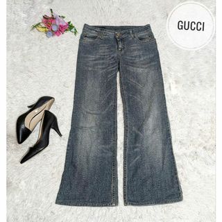 GUCCI - GUCCI フラワーデニム flower denimの通販 by 3|グッチ GUCCI - GUCCI フラワーデニム flower denimの通販 by 3|グッチ