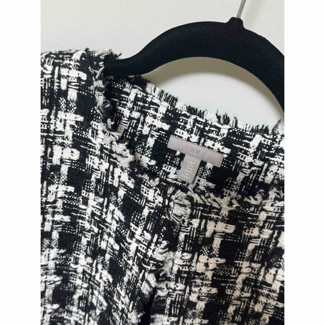 H&H - H&M ツイードジャケットの通販 by CHURi's shop|エイチ H&H - H&M ツイードジャケットの通販 by CHURi's shop|エイチ