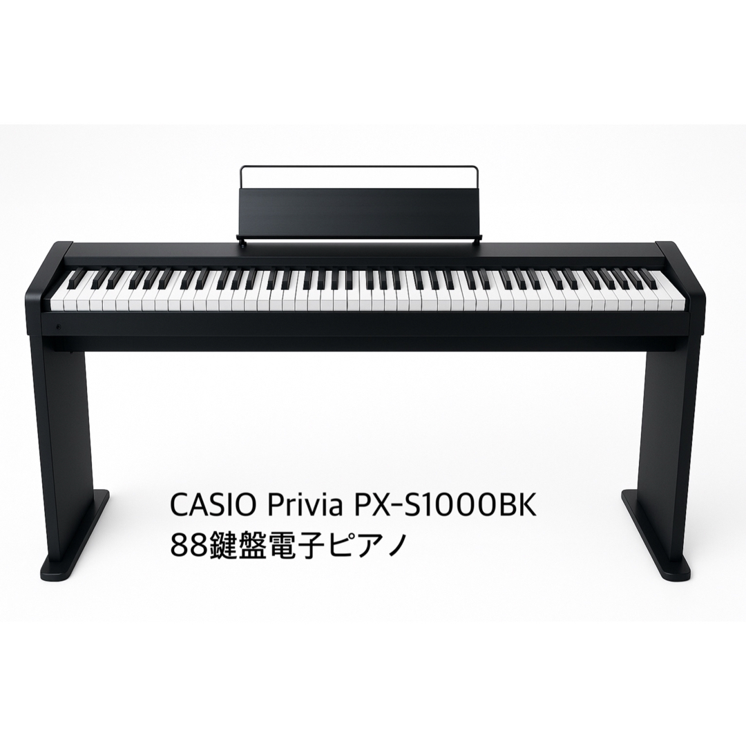 CASIO - CASIO カシオPrivia PX-S1000BK 電子ピアノ ピアノ 楽器 CASIO - CASIO カシオPrivia PX-S1000BK 電子ピアノ ピアノ 楽器
