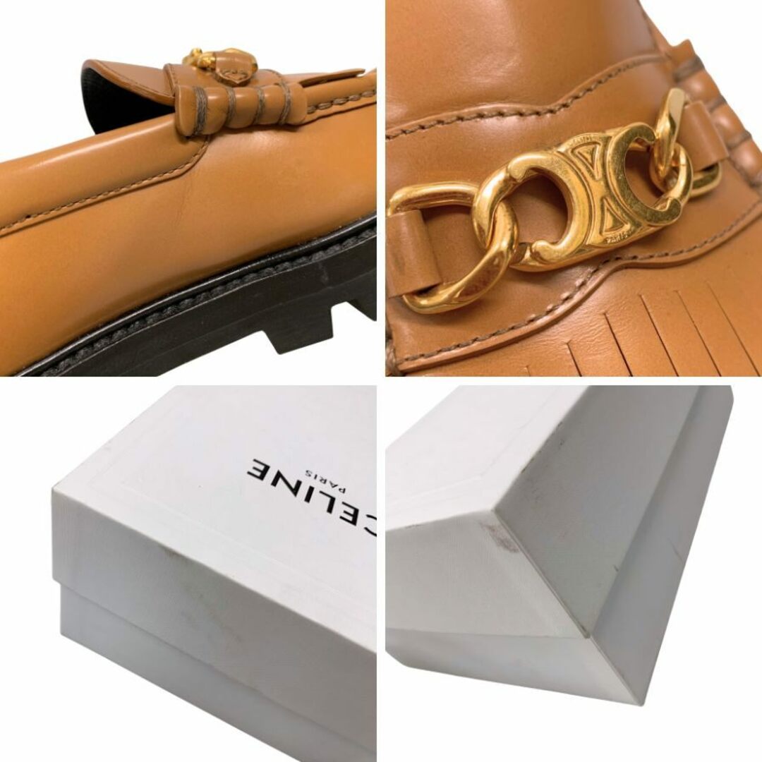 CELINE - セリーヌ マーガレットローファー トリオンフ金具 CELINE - セリーヌ マーガレットローファー トリオンフ金具