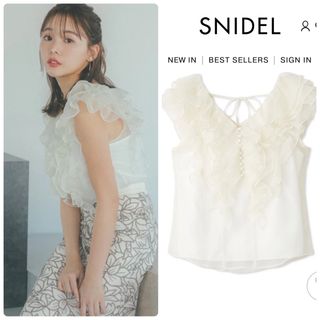 SNIDEL - スナイデル ランダムシャーリングトップスの通販 by SNIDEL - スナイデル ランダムシャーリングトップスの通販 by