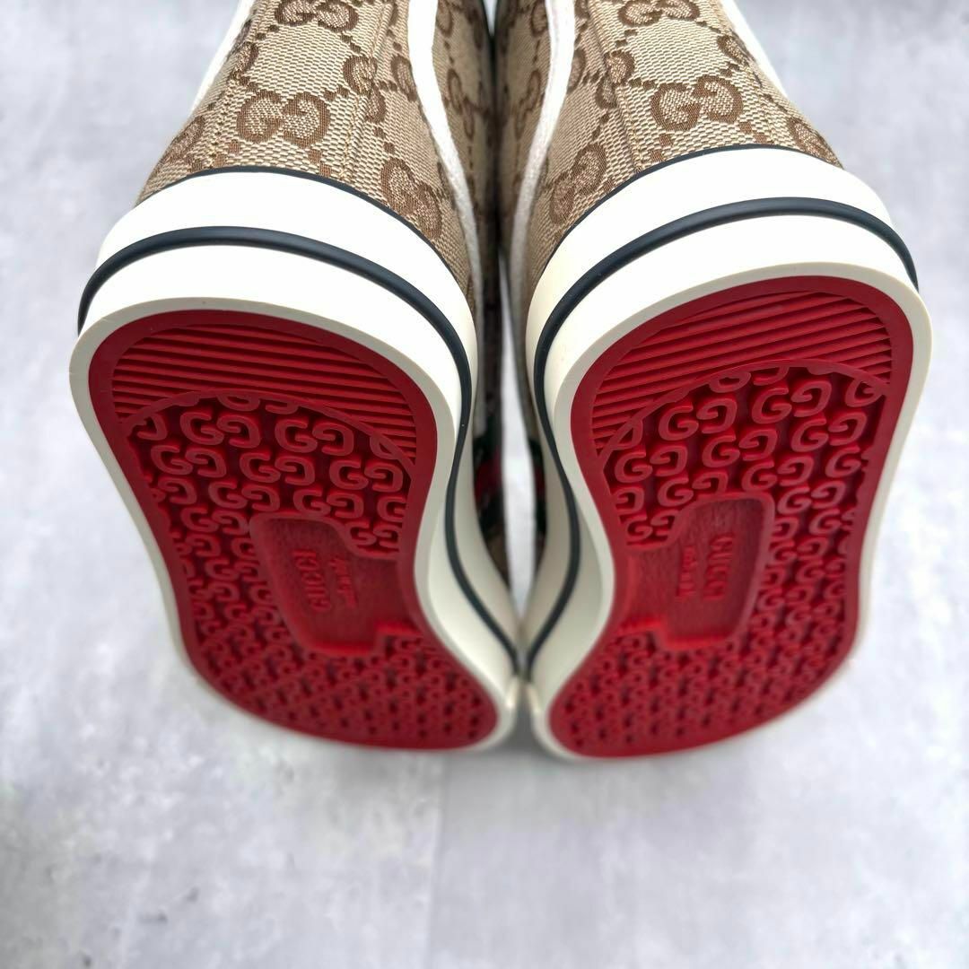 GUCCI - 【新品同様】グッチ スニーカー 37 テニス 1977 GG柄 GUCCI - 【新品同様】グッチ スニーカー 37 テニス 1977 GG柄