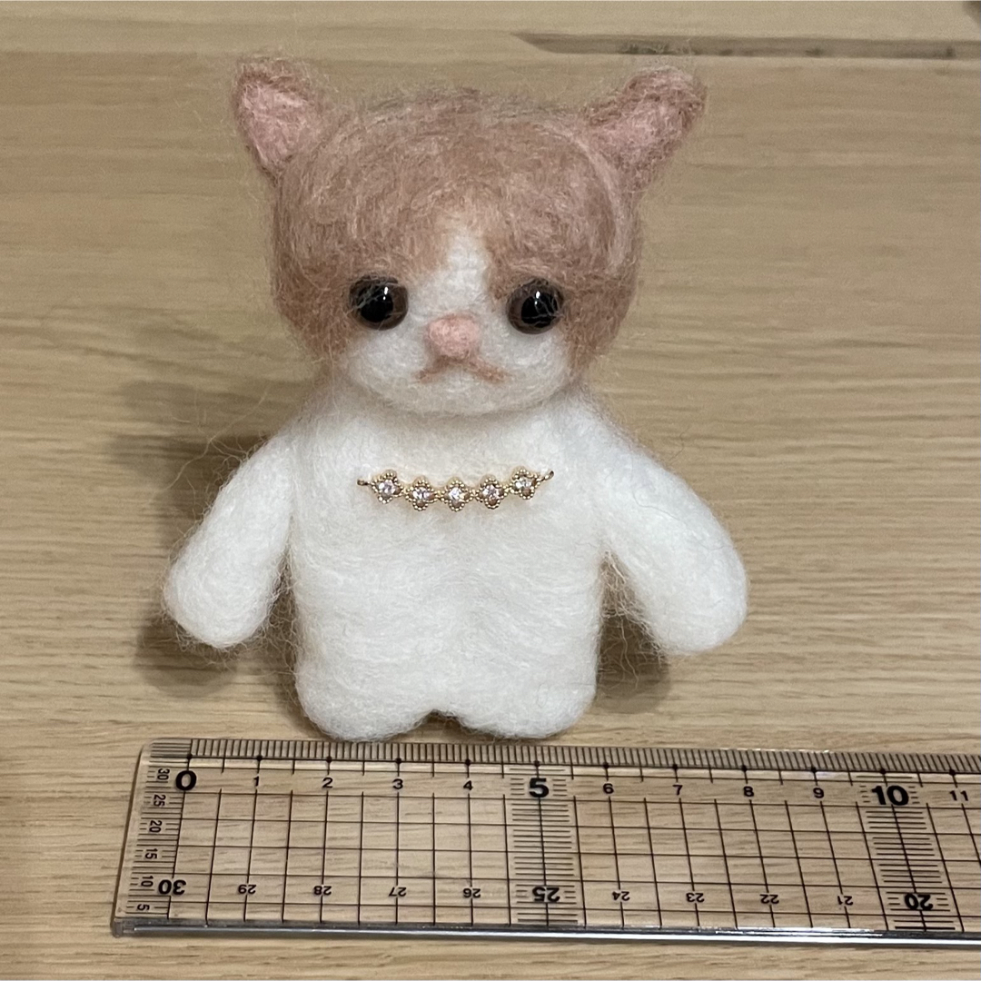 にゃんこぬいぐるみ ハンドメイド 羊毛フェルトの通販 by にゃんこぬいぐるみ ハンドメイド 羊毛フェルトの通販 by