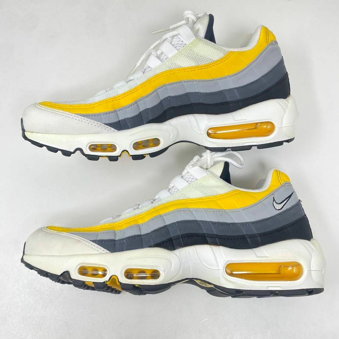 NIKE - NIKE エアマックス 95 Air Max 26.5 グレー イエローの NIKE - NIKE エアマックス 95 Air Max 26.5 グレー イエローの