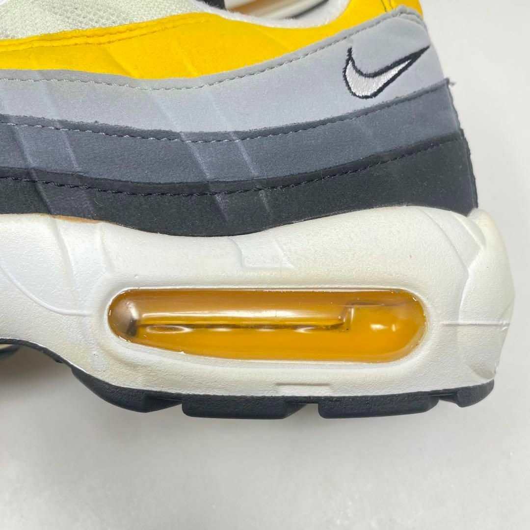 NIKE - NIKE エアマックス 95 Air Max 26.5 グレー イエローの NIKE - NIKE エアマックス 95 Air Max 26.5 グレー イエローの