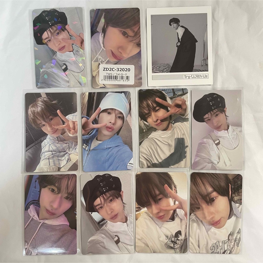 TWS ギョンミン 11枚セット 特典 ラキドロ トレカ try with us エンタメ/ホビーのCD(K-POP/アジア)の商品写真