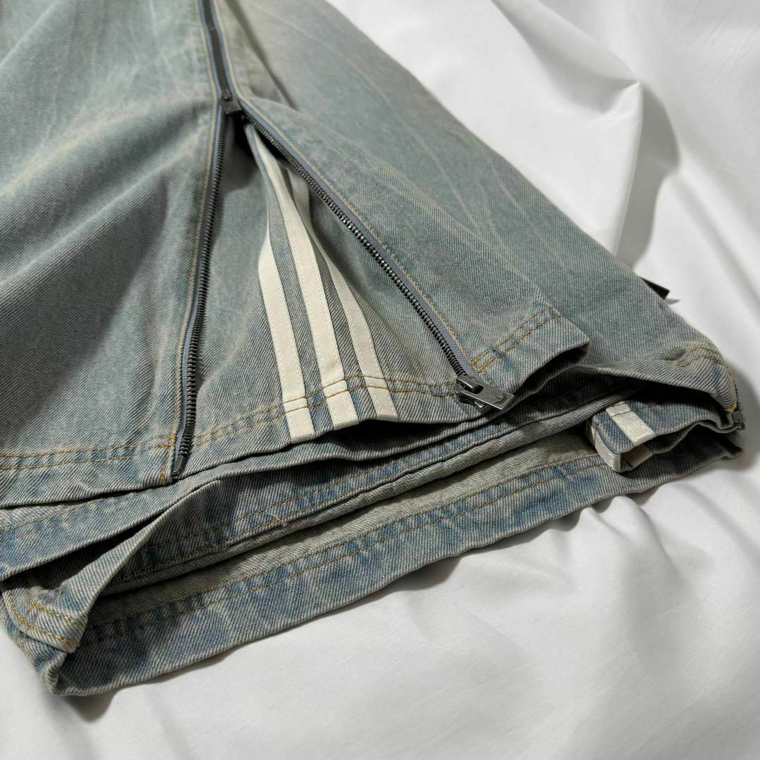 adidas Originals - ADIDAS DENIM ZIP PANT デニム パンツ 29 adidas Originals - ADIDAS DENIM ZIP PANT デニム パンツ 29