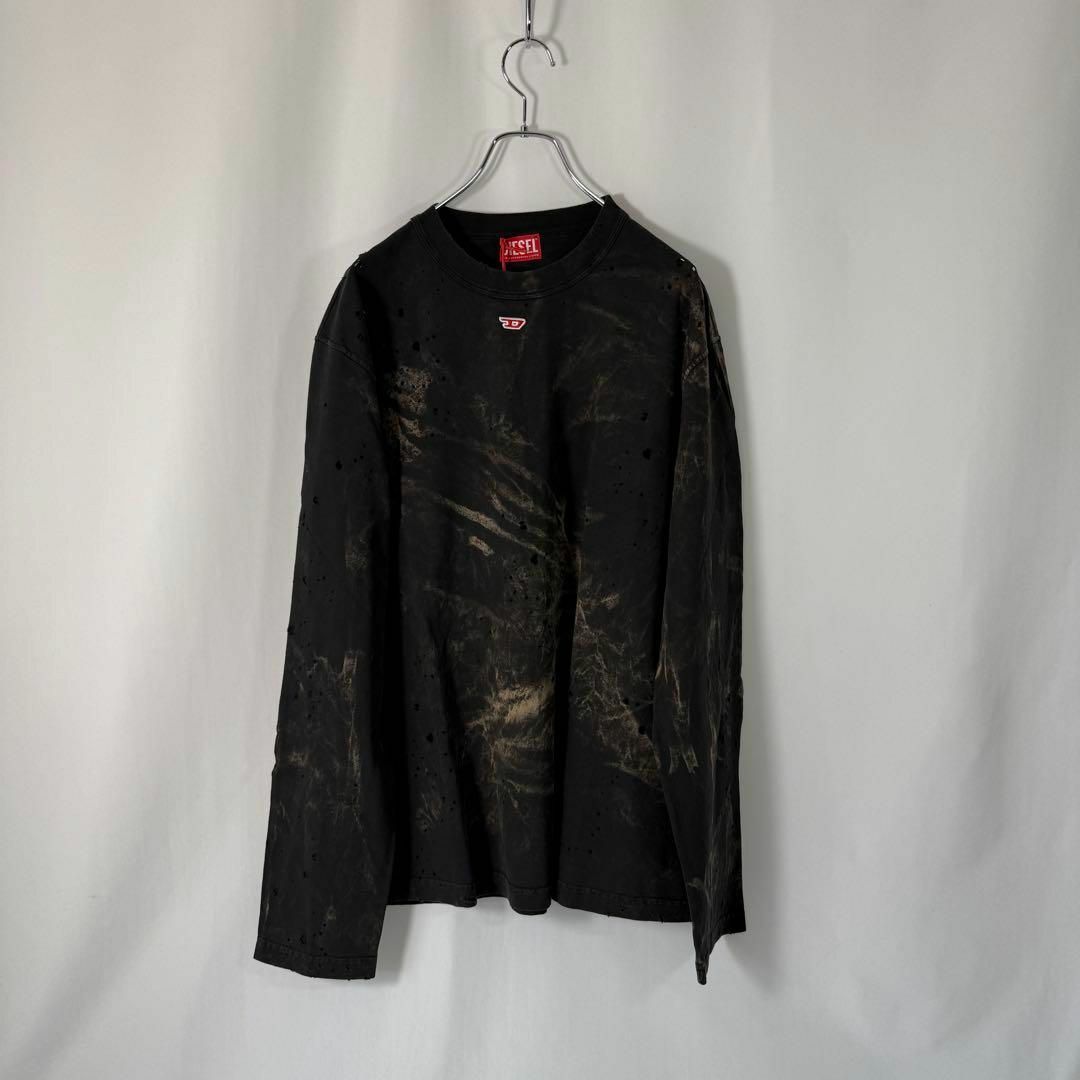 DIESEL - 【定価4.6万】DIESEL モーガン T-Crane-Ls-N2 ブラック DIESEL - 【定価4.6万】DIESEL モーガン T-Crane-Ls-N2 ブラック