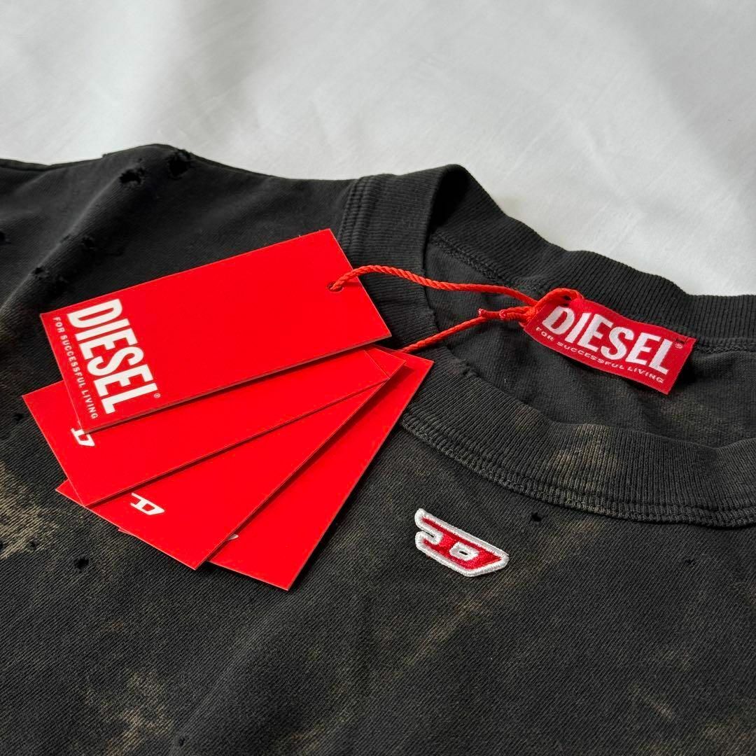 DIESEL - 【定価4.6万】DIESEL モーガン T-Crane-Ls-N2 ブラック DIESEL - 【定価4.6万】DIESEL モーガン T-Crane-Ls-N2 ブラック