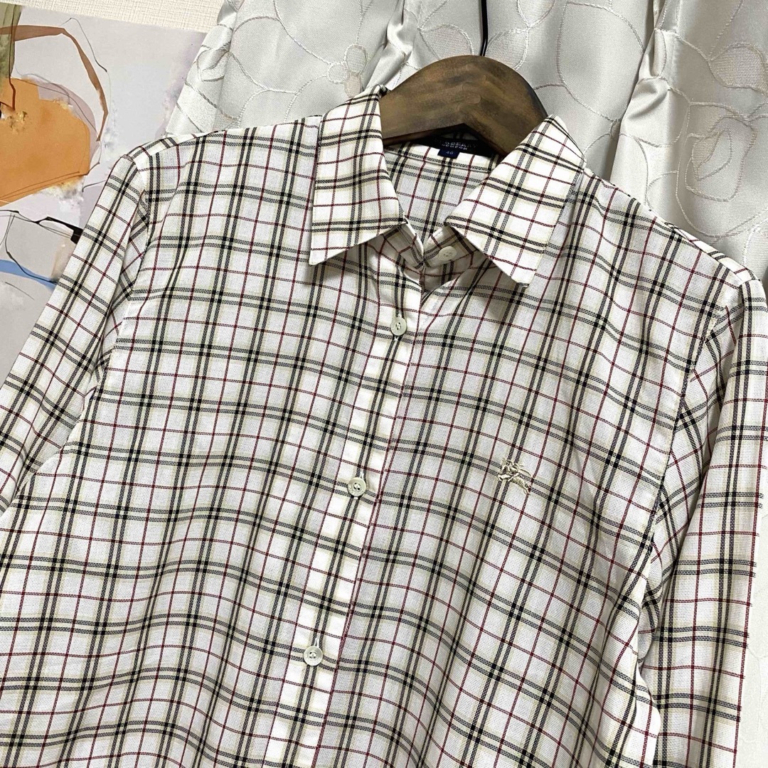 BURBERRY - 美品 バーバリー チェックシャツ 40の通販 by shop BURBERRY - 美品 バーバリー チェックシャツ 40の通販 by shop