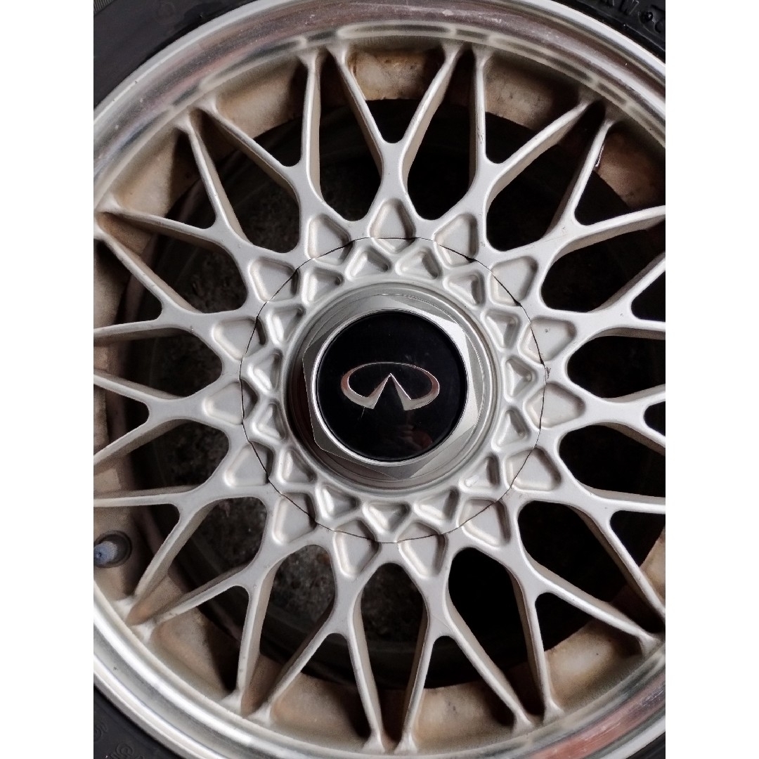BBS - 日産インフィニティBBS 15インチアルミホイール 当時物 BBS - 日産インフィニティBBS 15インチアルミホイール 当時物