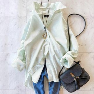 MARGARET HOWELL - 【美品】マーガレットハウエル シルク混 MARGARET HOWELL - 【美品】マーガレットハウエル シルク混