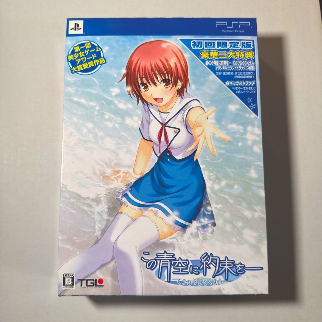 PSP この青空に約束を─ てのひらのらくえん 初回限定版 エンタメ/ホビーのゲームソフト/ゲーム機本体(携帯用ゲームソフト)の商品写真