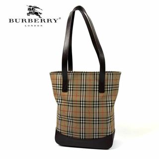 BURBERRY - バーバリー スモール バナー 2WAYトート(チェック柄 BURBERRY - バーバリー スモール バナー 2WAYトート(チェック柄