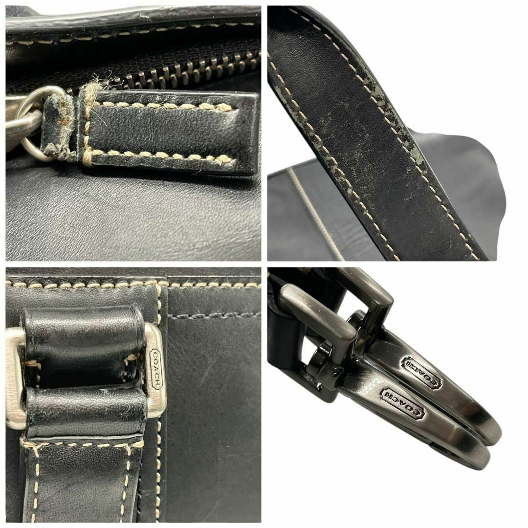 COACH - 美品 コーチ ビジネスバッグ 黒 レキシントン レザー COACH - 美品 コーチ ビジネスバッグ 黒 レキシントン レザー