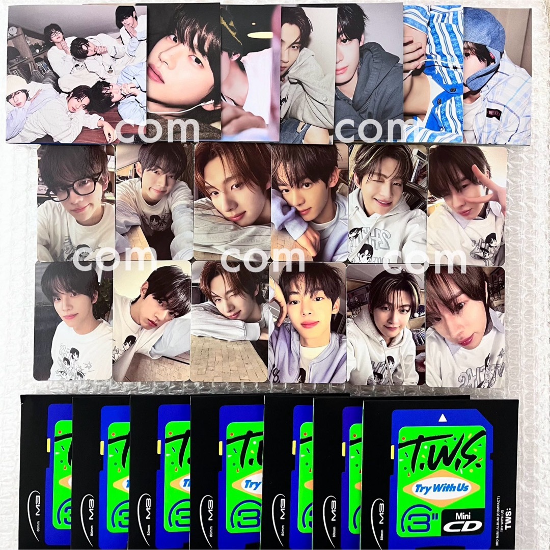 TWS TRY WITH US トレカ compact アルバム コンプリート エンタメ/ホビーのCD(K-POP/アジア)の商品写真