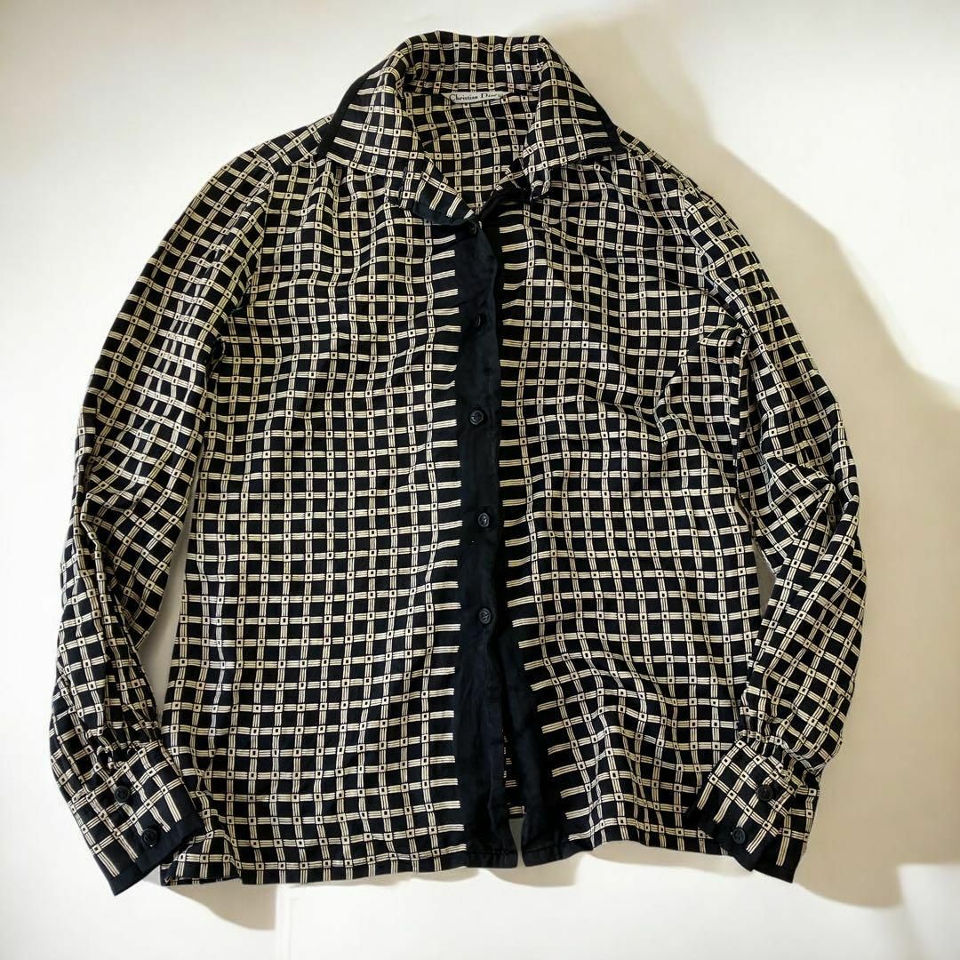 Christian Dior - ディオール Dior ヴィンテージ シルク シャツ Christian Dior - ディオール Dior ヴィンテージ シルク シャツ