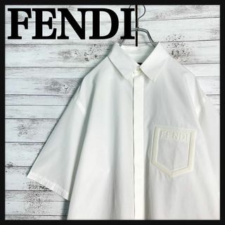 FENDI - 美品 フェンディ FENDI シャツ ロングスリーブ 襟ズッカ FENDI - 美品 フェンディ FENDI シャツ ロングスリーブ 襟ズッカ