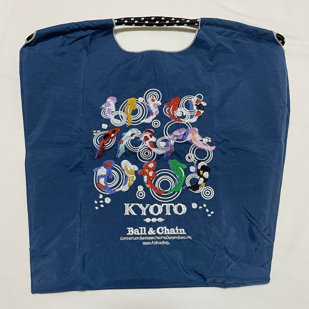 ラスト1】エコバッグ ボールアンドチェーン トートバッグ 刺繍 ラスト1】エコバッグ ボールアンドチェーン トートバッグ 刺繍