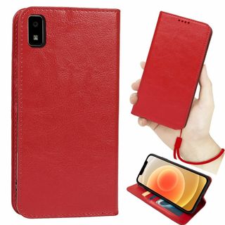 【在庫処分】AQUOS wish wish2 ケース 手帳型 【ハンドストラップ(その他)