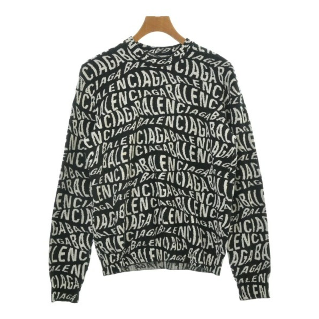 BALENCIAGA - BALENCIAGA バレンシアガ ニット・セーター S 黒x BALENCIAGA - BALENCIAGA バレンシアガ ニット・セーター S 黒x