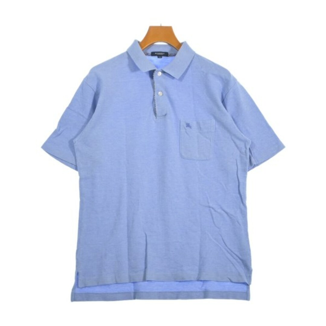 BURBERRY - BURBERRY バーバリー ポロシャツ LL 青 【古着 BURBERRY - BURBERRY バーバリー ポロシャツ LL 青 【古着