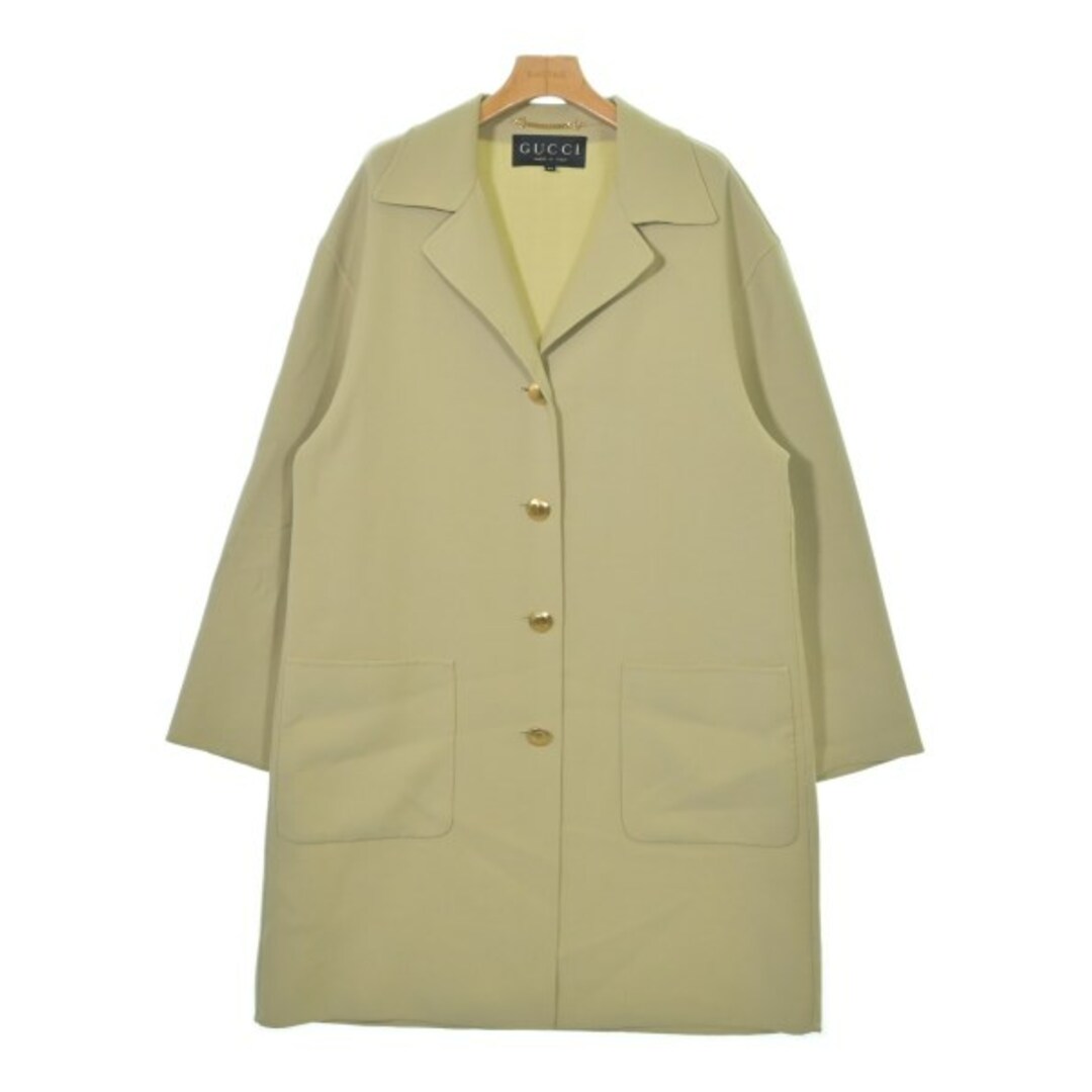 GUCCI - GUCCI グッチ チェスターコート 44(L位) 黄緑 【古着 GUCCI - GUCCI グッチ チェスターコート 44(L位) 黄緑 【古着