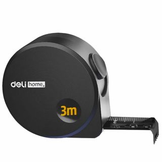 Deli メジャー・巻尺 スチール製巻尺 仕様3mX16mm 文字が大きく目盛が(その他)