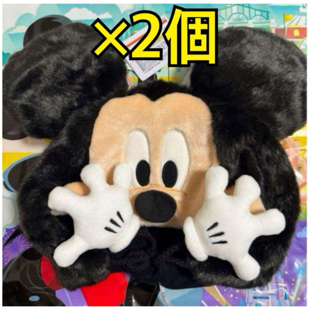 Disney - ディズニー ファンキャップ58cm ミッキー 2点セットの Disney - ディズニー ファンキャップ58cm ミッキー 2点セットの
