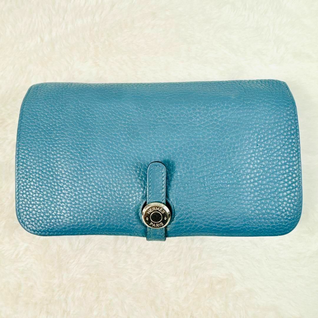 HERMES - HERMES エルメス ドゴン デュオ ポーチ付 長財布 HERMES - HERMES エルメス ドゴン デュオ ポーチ付 長財布