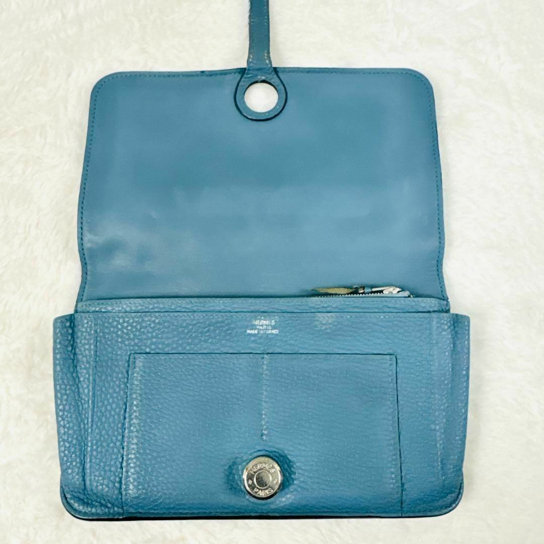 HERMES - HERMES エルメス ドゴン デュオ ポーチ付 長財布 HERMES - HERMES エルメス ドゴン デュオ ポーチ付 長財布