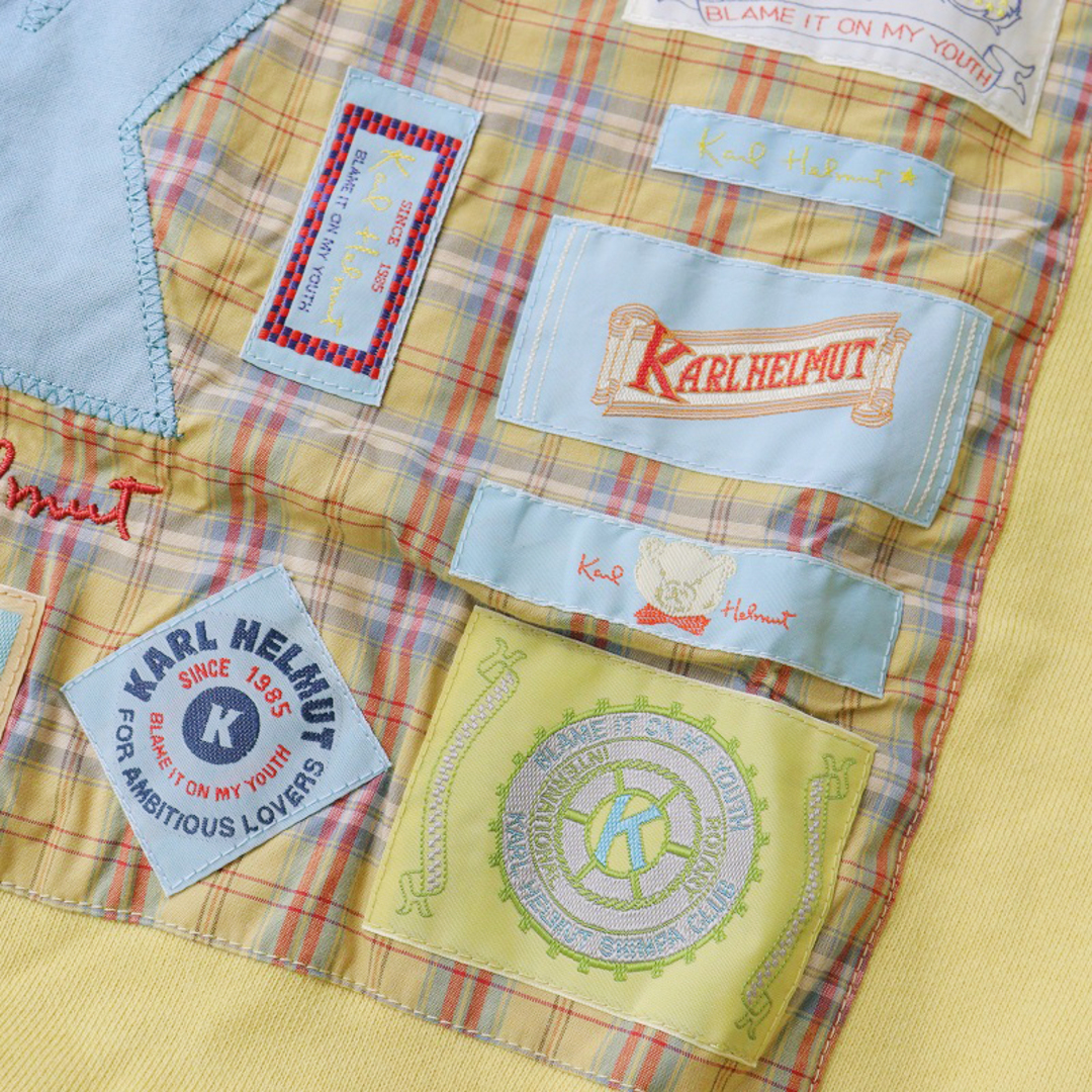 未使用 定価2.4万 2024AW カールヘルム Karl Helmut ネーム 未使用 定価2.4万 2024AW カールヘルム Karl Helmut ネーム