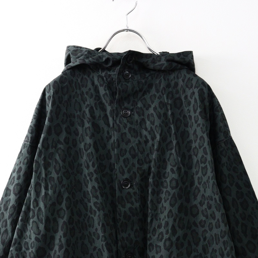 定価17600円 イチ ICHI Leopard Hood Jacket レオパードフード 定価17600円 イチ ICHI Leopard Hood Jacket レオパードフード