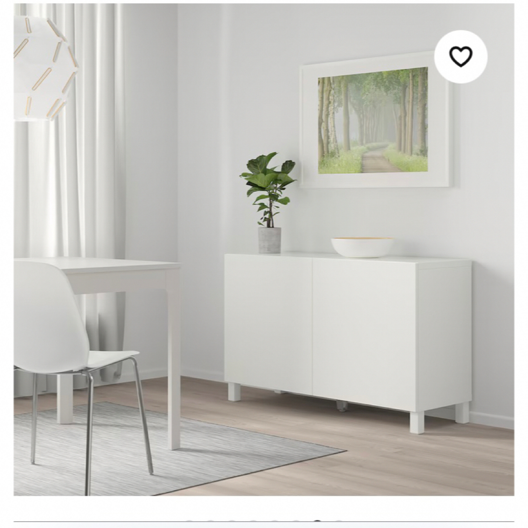 IKEA - 引き取り限定 新品 IKEA ベストー ライトグレー IKEA - 引き取り限定 新品 IKEA ベストー ライトグレー