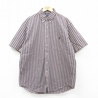 今 話題 の 人気 商品 80s ボタンダウン 半袖 チェック マドラス エディーバウアー 男性用