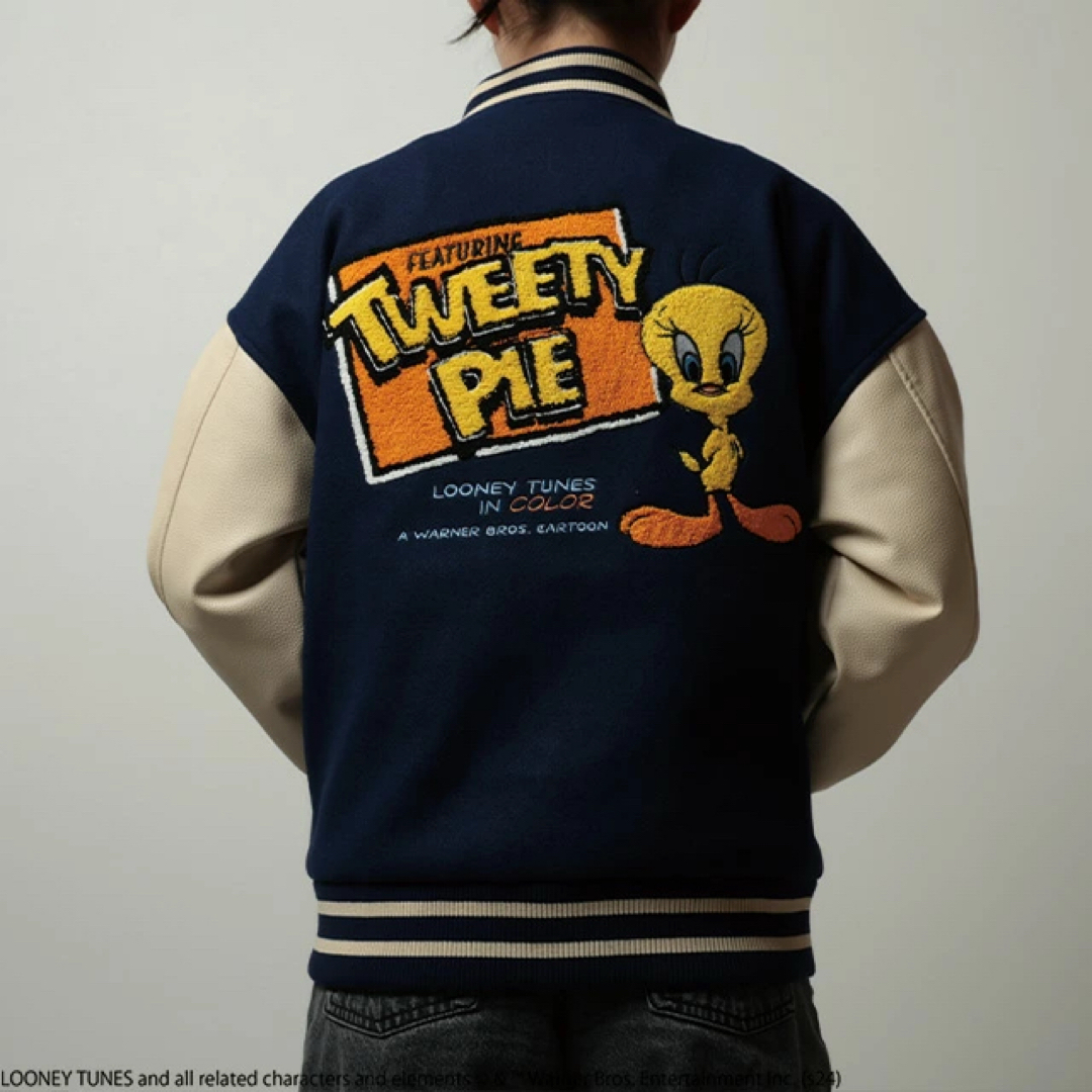 スタジャン LOONEY TUNES トゥイーティーの通販 by FRIEDA|ラクマ スタジャン LOONEY TUNES トゥイーティーの通販 by FRIEDA|ラクマ
