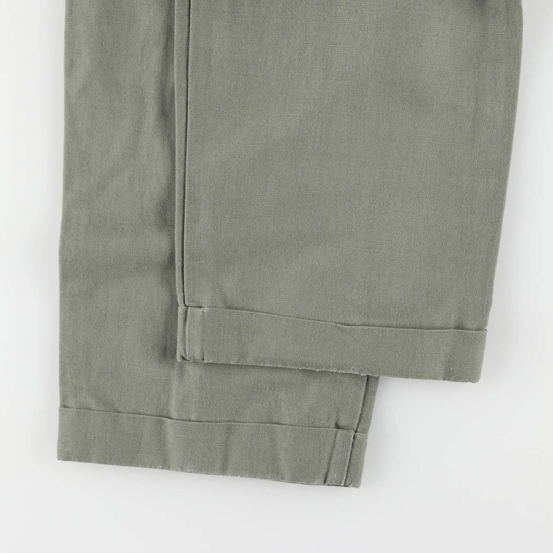 古着 90年代 ドッカーズ DOCKERS ツータック コットン×リネン 古着 90年代 ドッカーズ DOCKERS ツータック コットン×リネン
