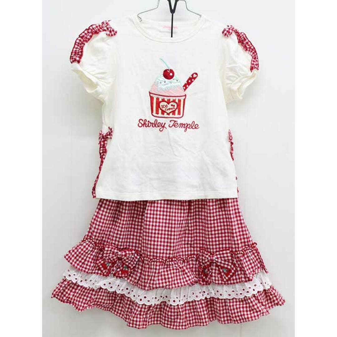 Shirley Temple - シャーリーテンプル 半袖カットソー&スカート Shirley Temple - シャーリーテンプル 半袖カットソー&スカート