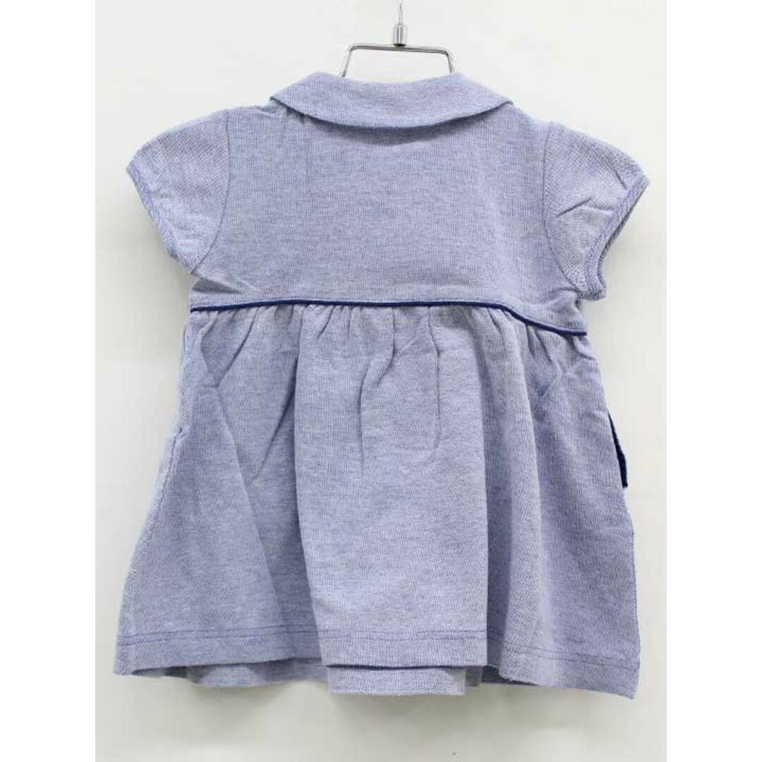 familiar - ファミリア 半袖ワンピース 80cm キッズ 女児 ブルー familiar - ファミリア 半袖ワンピース 80cm キッズ 女児 ブルー