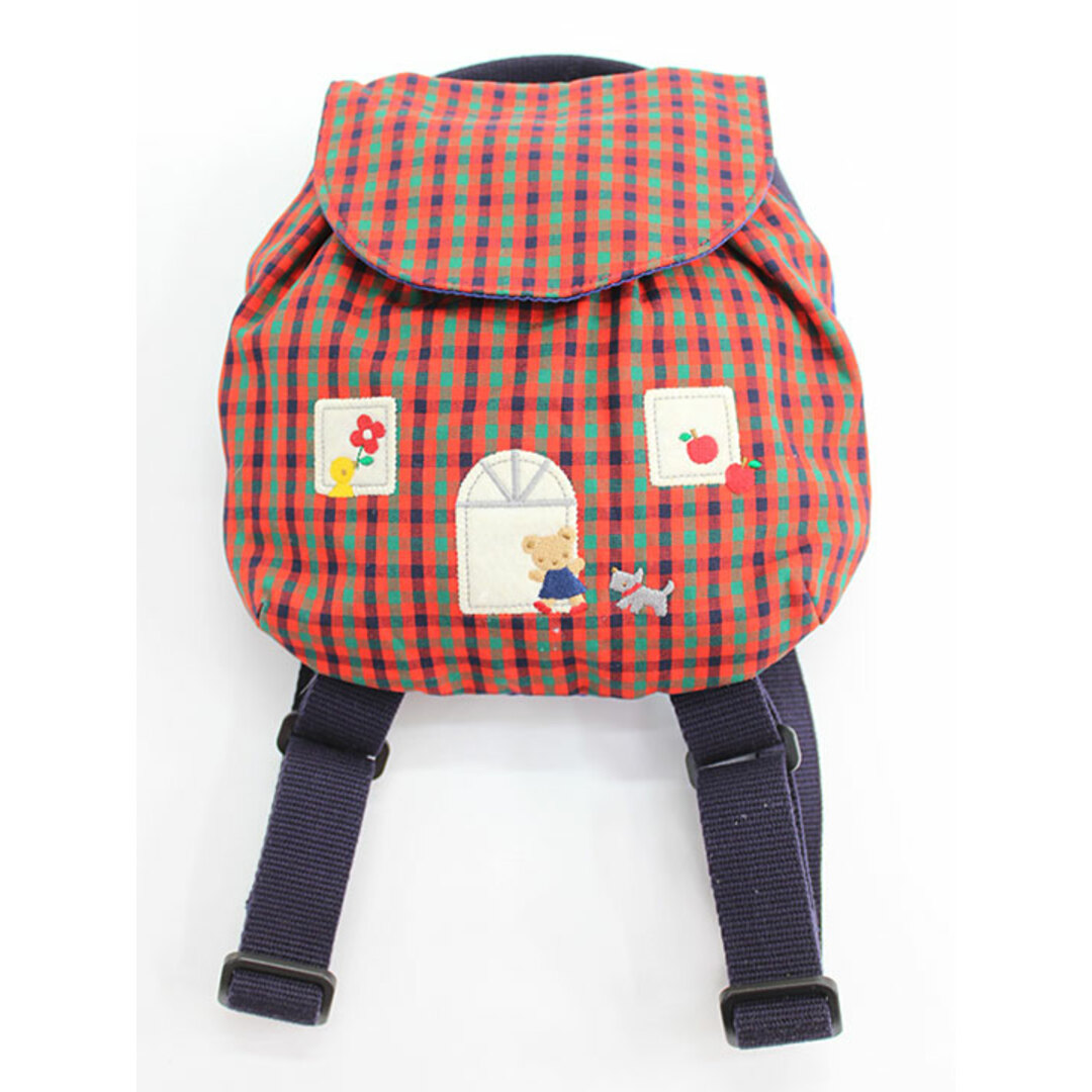familiar - ファミリア リュック 1L位 キッズ 女児 赤系【中古 familiar - ファミリア リュック 1L位 キッズ 女児 赤系【中古