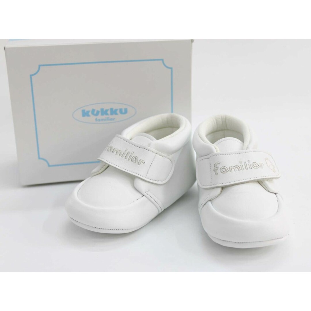 familiar - ファミリア シューズ 13cm キッズ 男児 女児 白 familiar - ファミリア シューズ 13cm キッズ 男児 女児 白