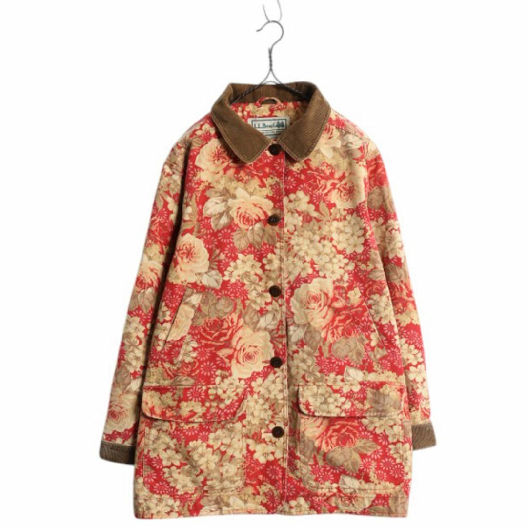 何でも揃う L.L.Bean - 00s エルエルビーン 花柄 ハンティング ジャケット 女性用