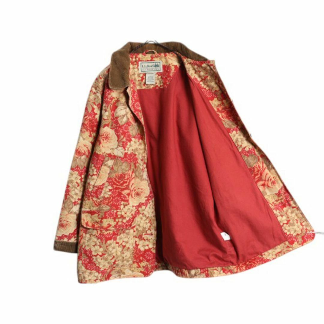 レビュー高評価の商品!の商品をすべて L.L.Bean - 00s エルエルビーン 花柄 ハンティング ジャケット 女性用