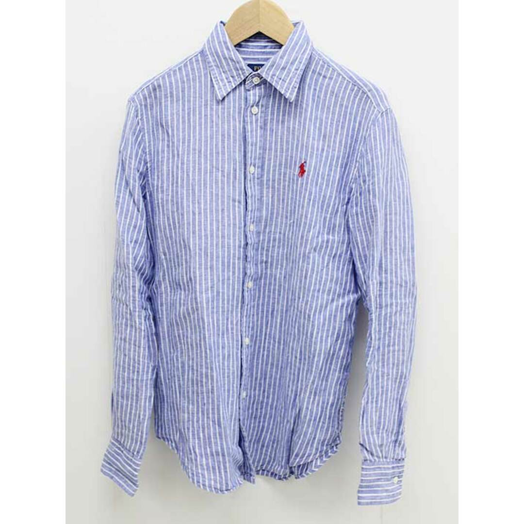 Ralph Lauren - ラルフローレン リネンストライプシャツ XS Ralph Lauren - ラルフローレン リネンストライプシャツ XS